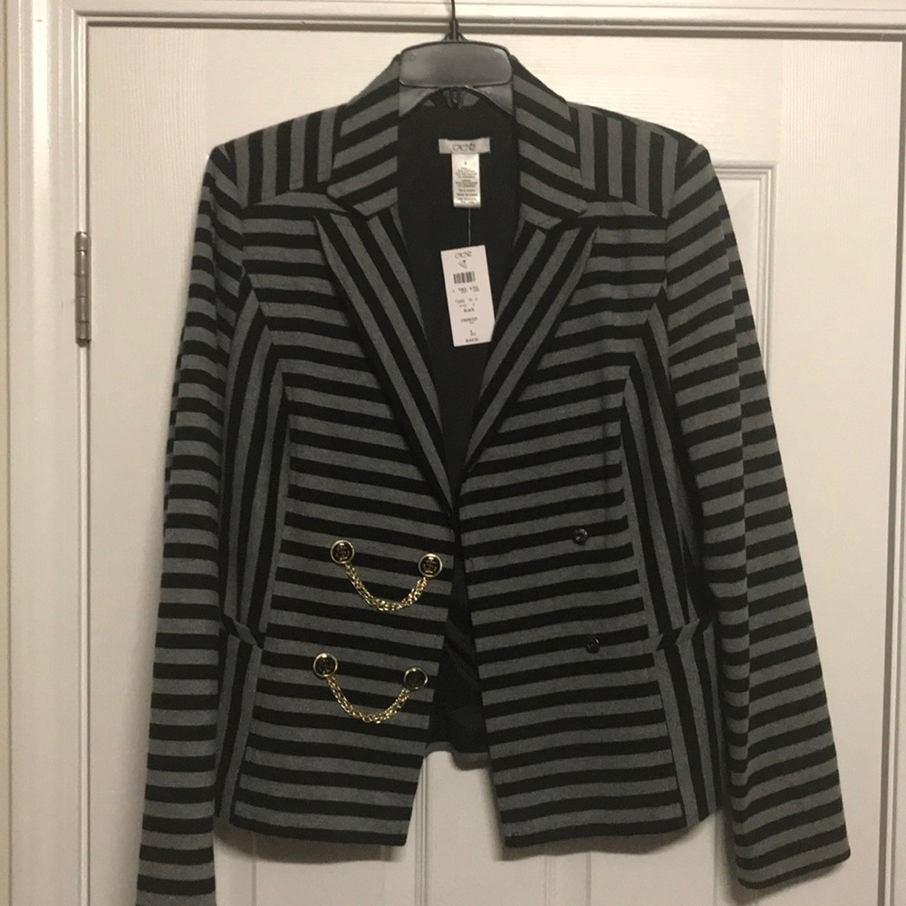 Black and Gray Blazer